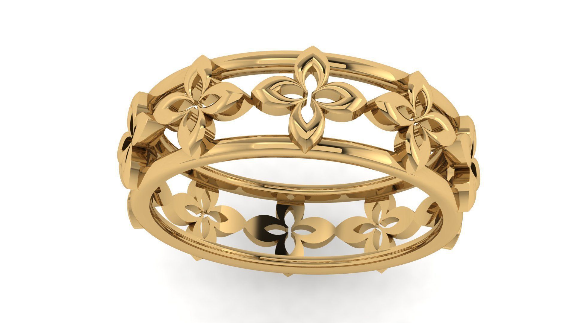 Plain Band ring  54 3D print model_4