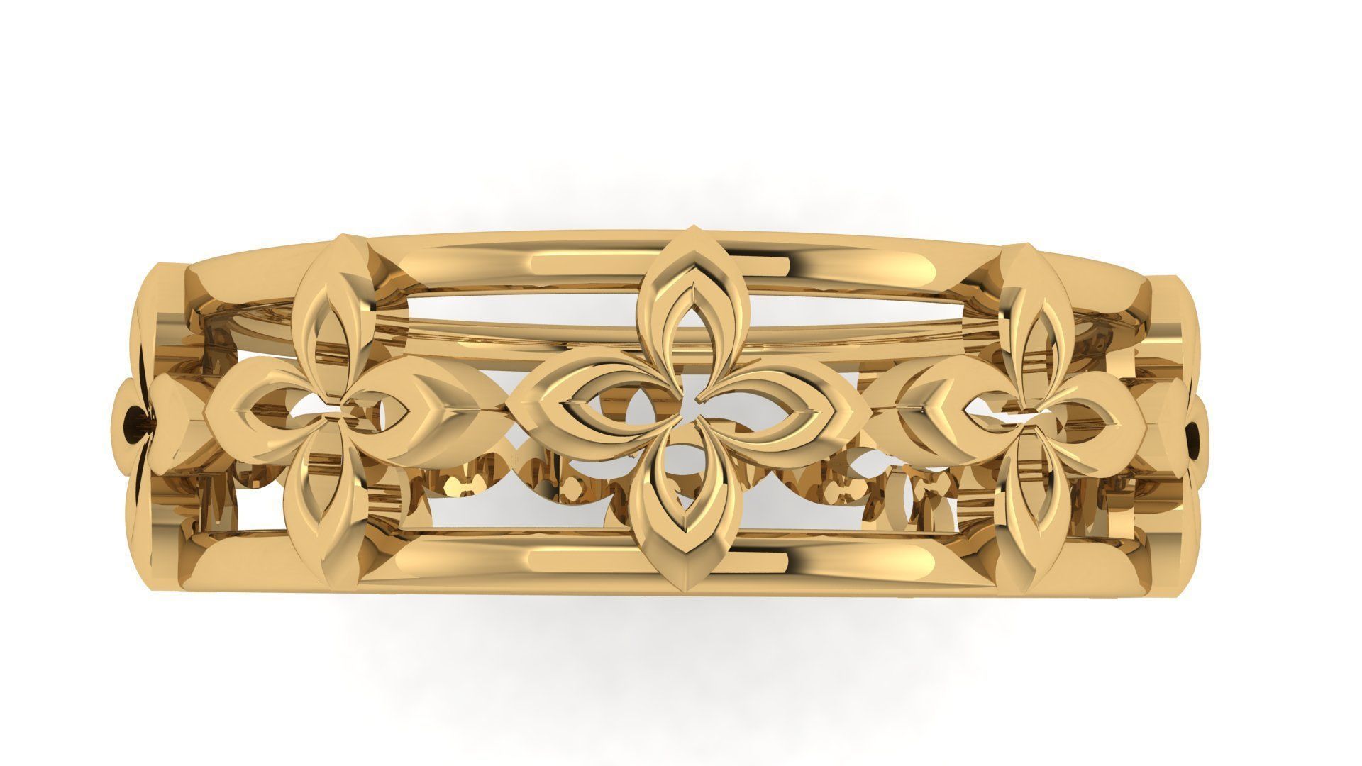 Plain Band ring  54 3D print model_1