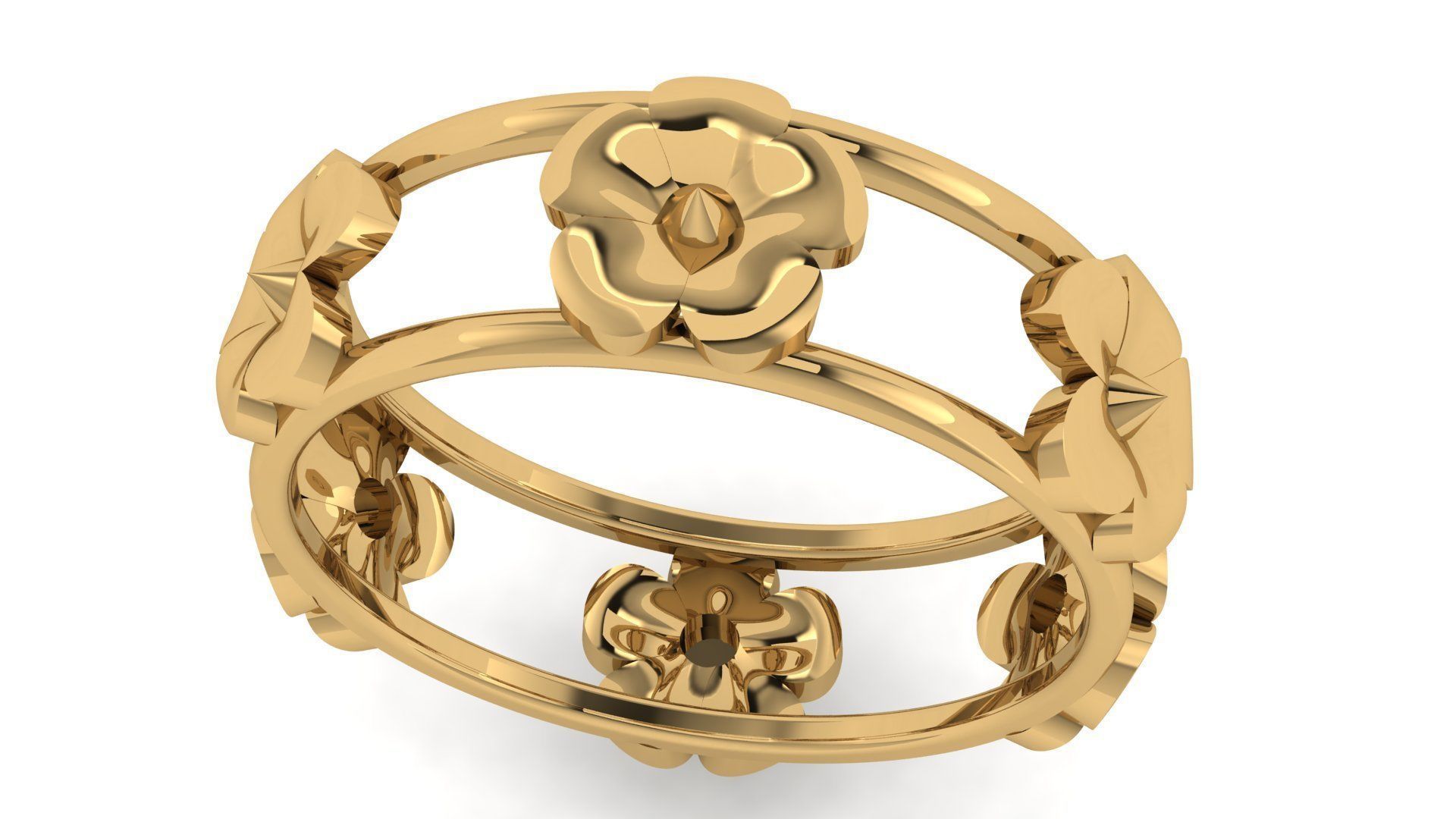 Plain Band ring  59 3D print model_4