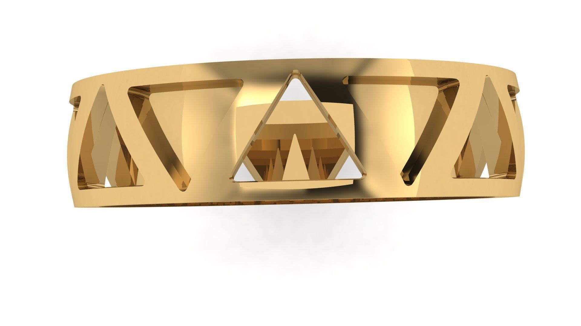 Plain Band ring  60 3D print model_1