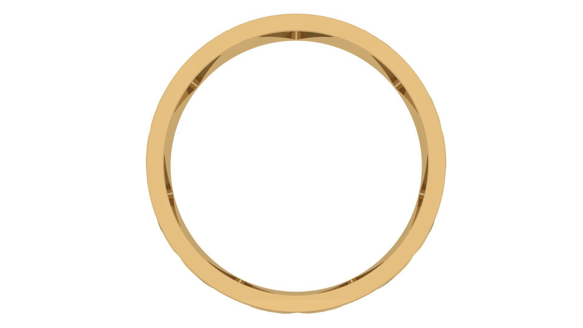 Plain Band ring  60 3D print model_2