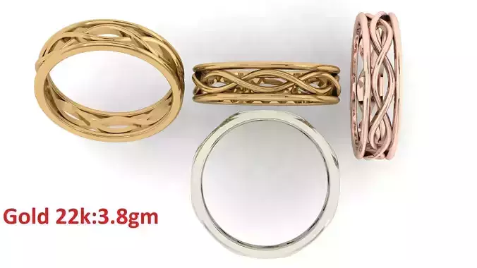 Plain Band ring 61