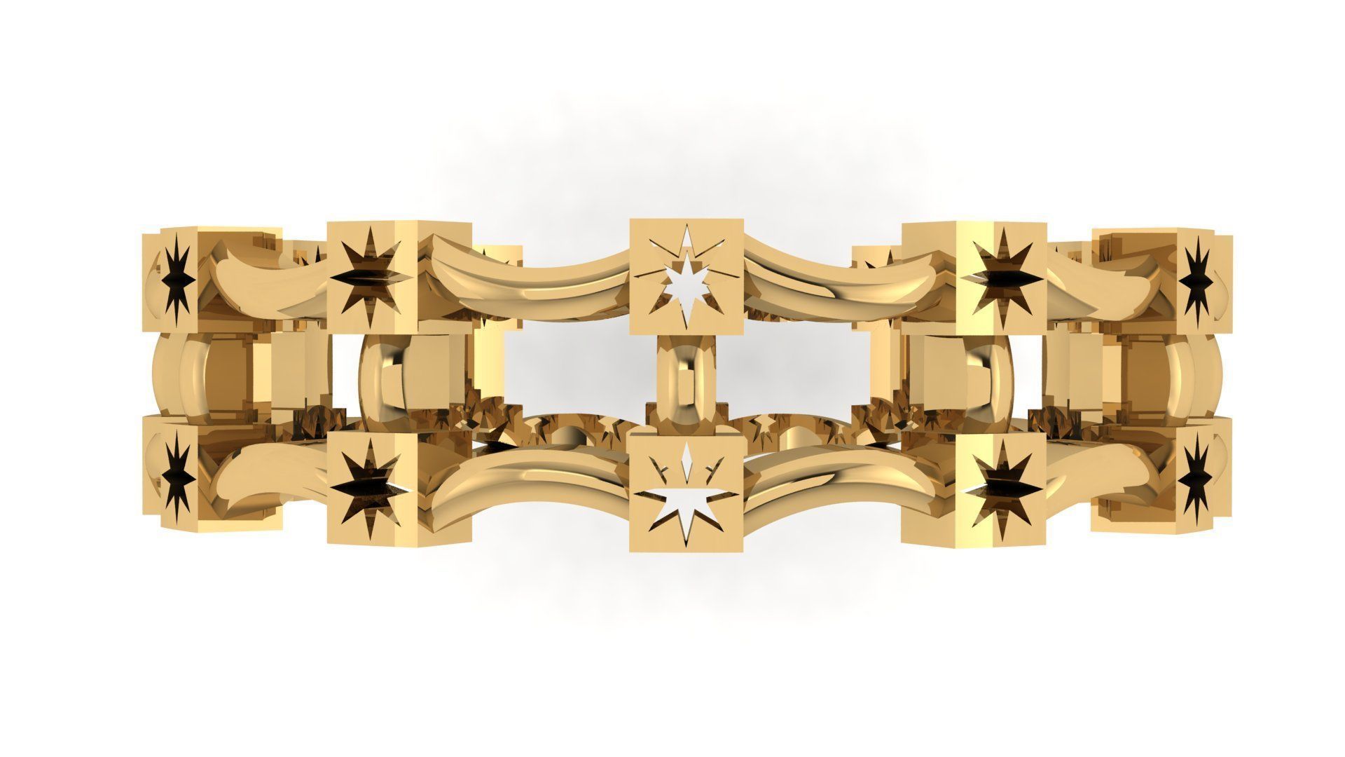 Plain Band ring  69 3D print model_1