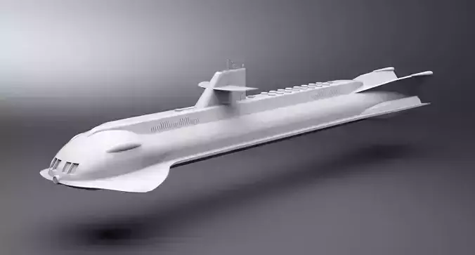 USOS Seaview Submarine Scale model 3D print model