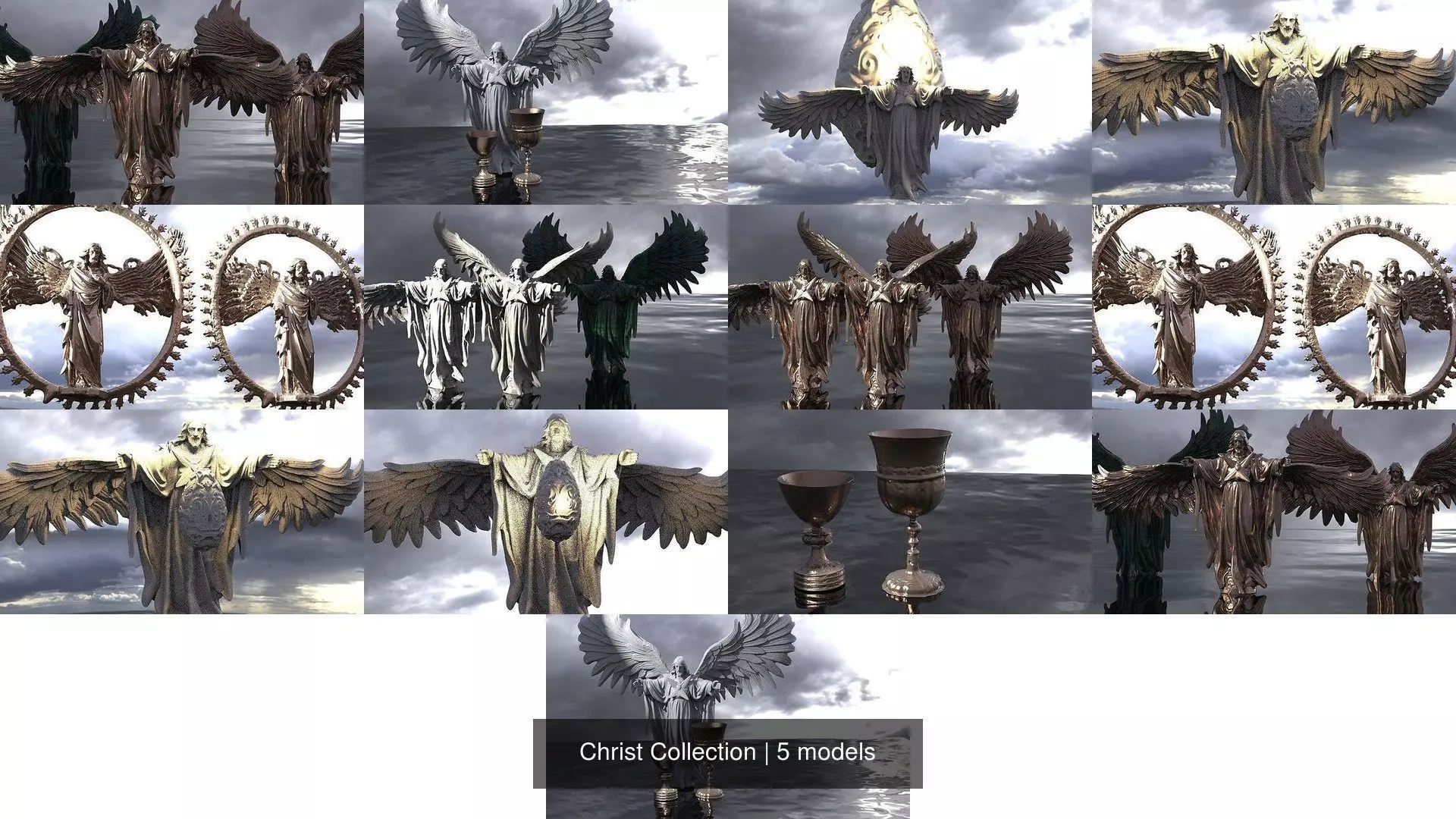 Christ Collection angel with wings in sky _0