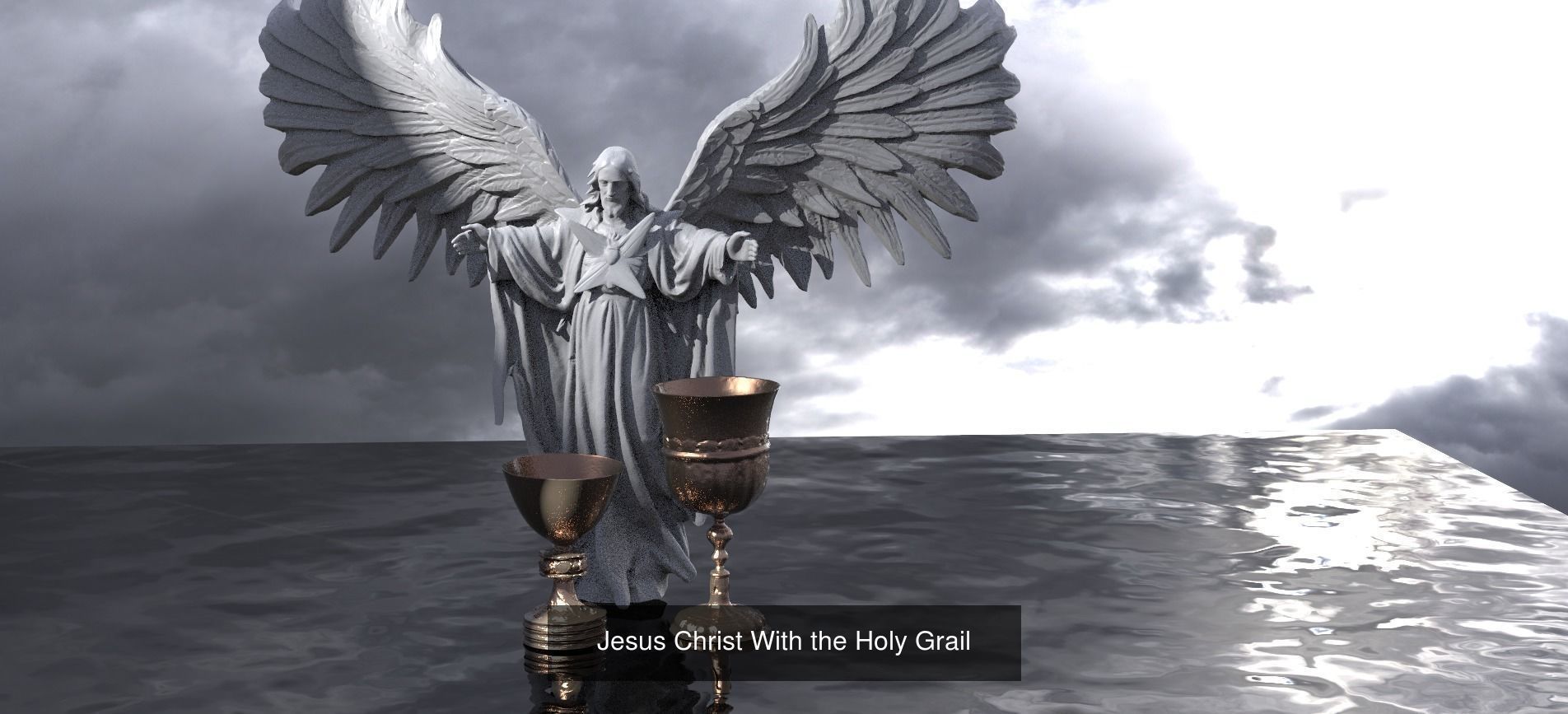 Christ Collection angel with wings in sky _2