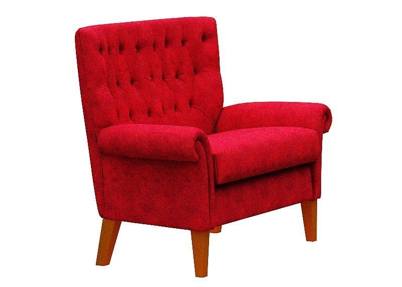 Contemporary sofa fabric and Gold foil Low-poly 3D model_2