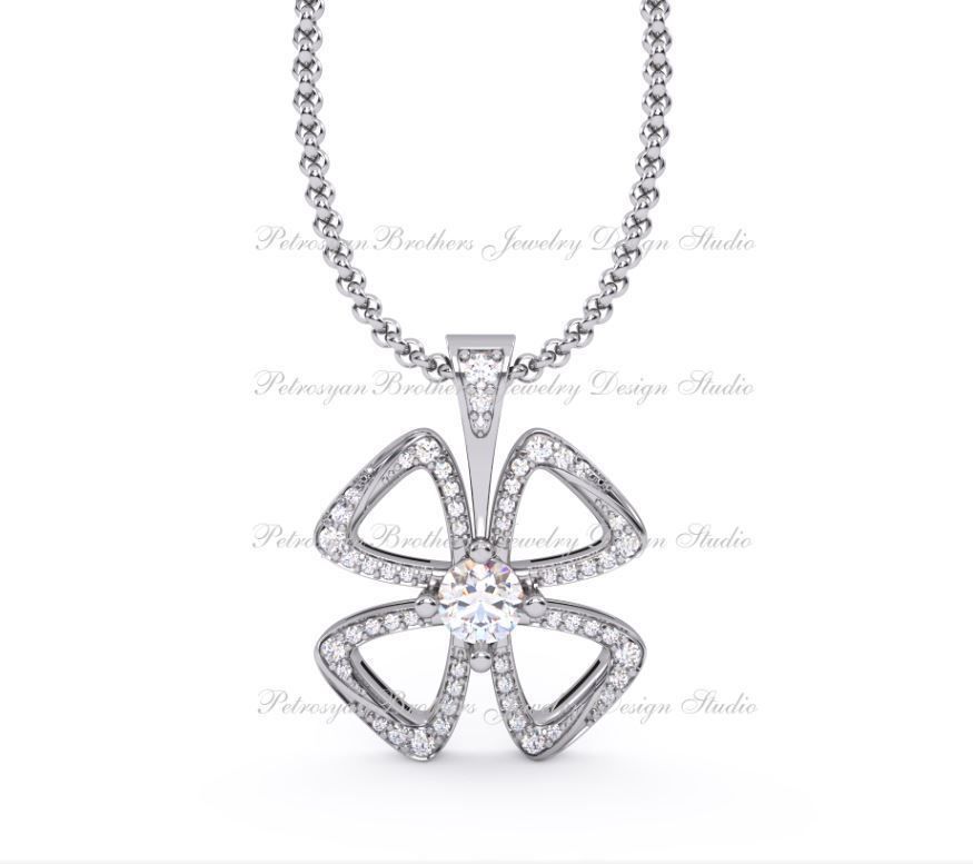 Bvlgari pendant 3D print model_1