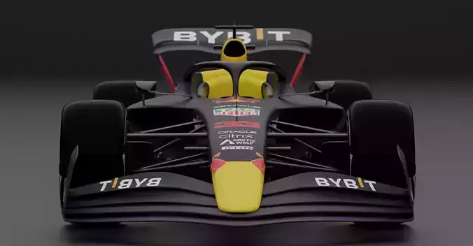 Red bull garage 3D model