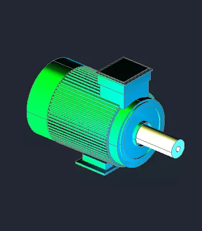 3D model of electric motor  3D print model_0