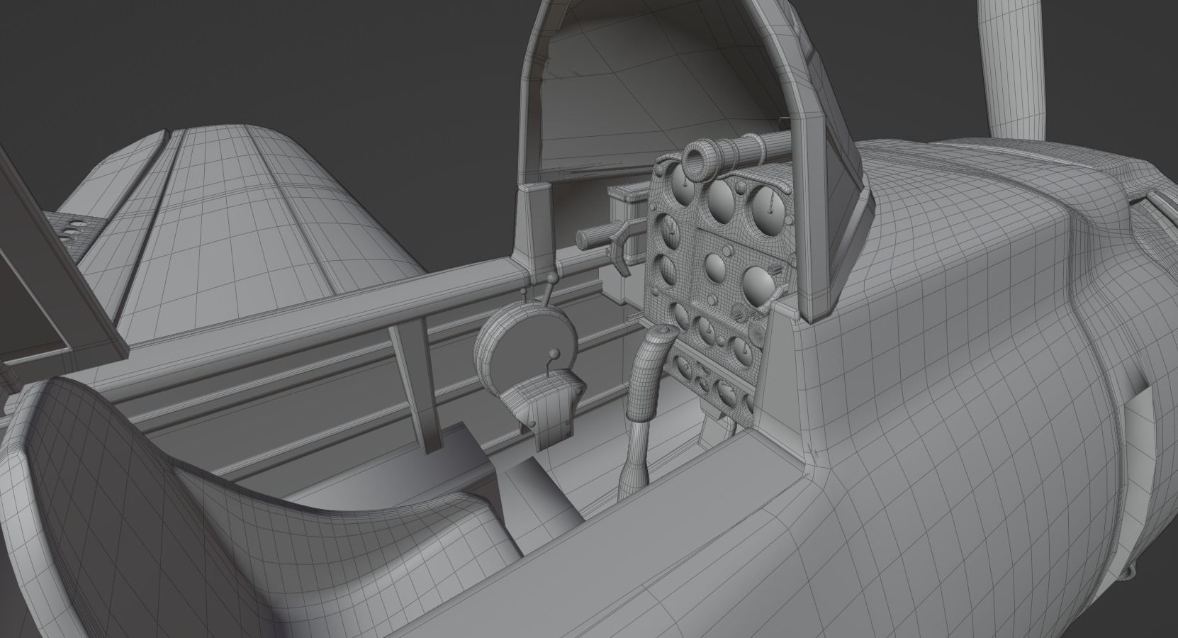 Douglas SBD Dauntless - US ww2 dive bomber 3D model_31