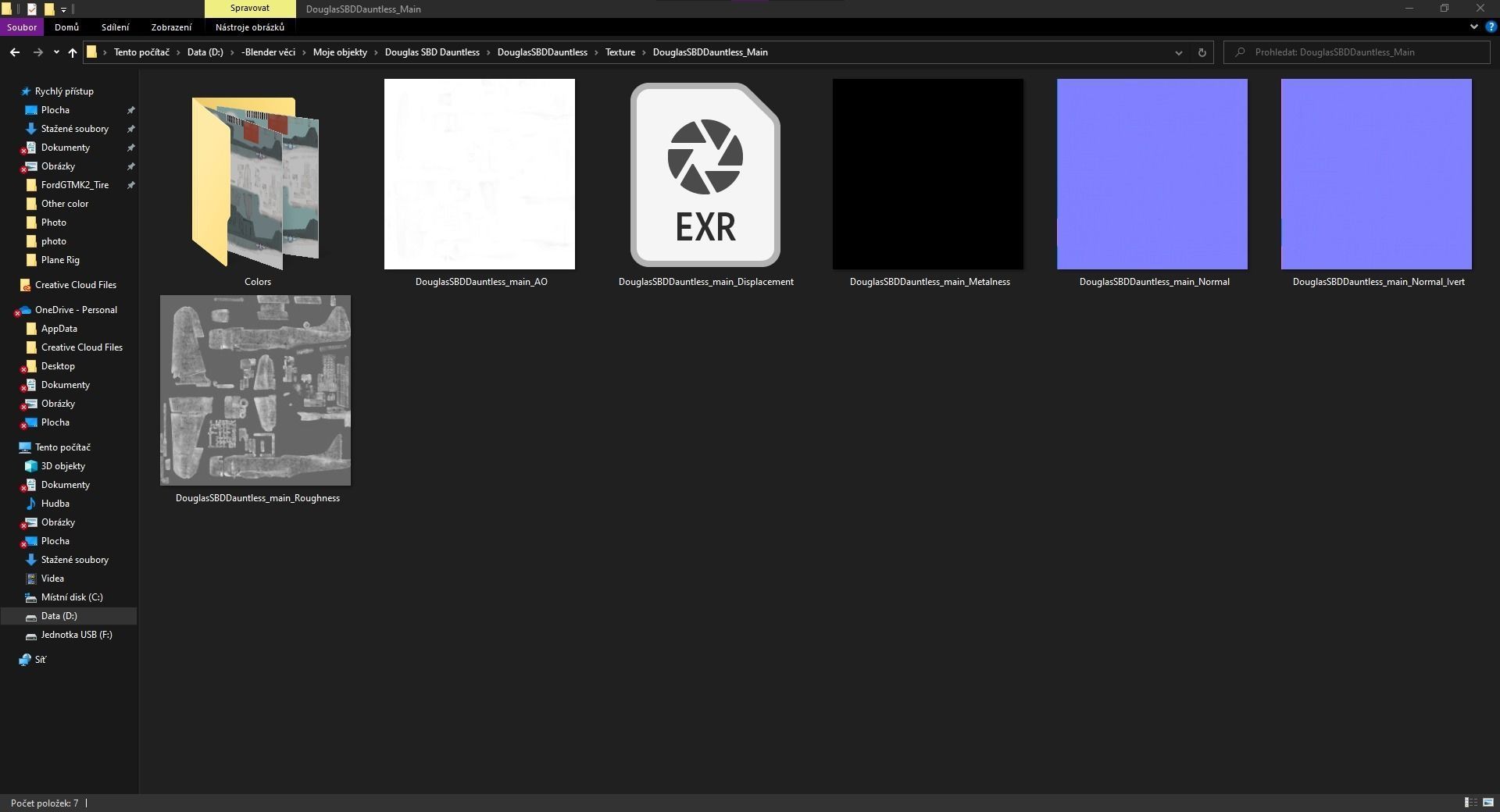 Douglas SBD Dauntless - US ww2 dive bomber 3D model_32