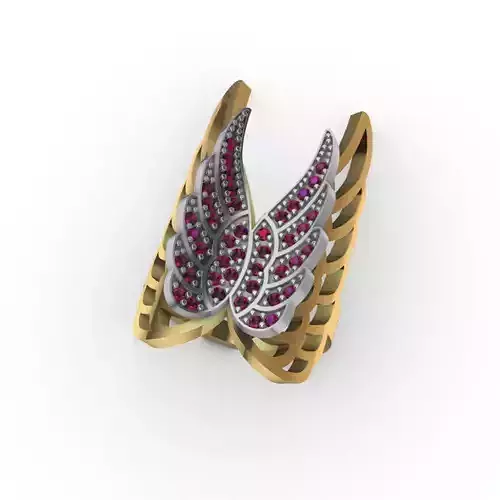 Anillo alas  3D print model