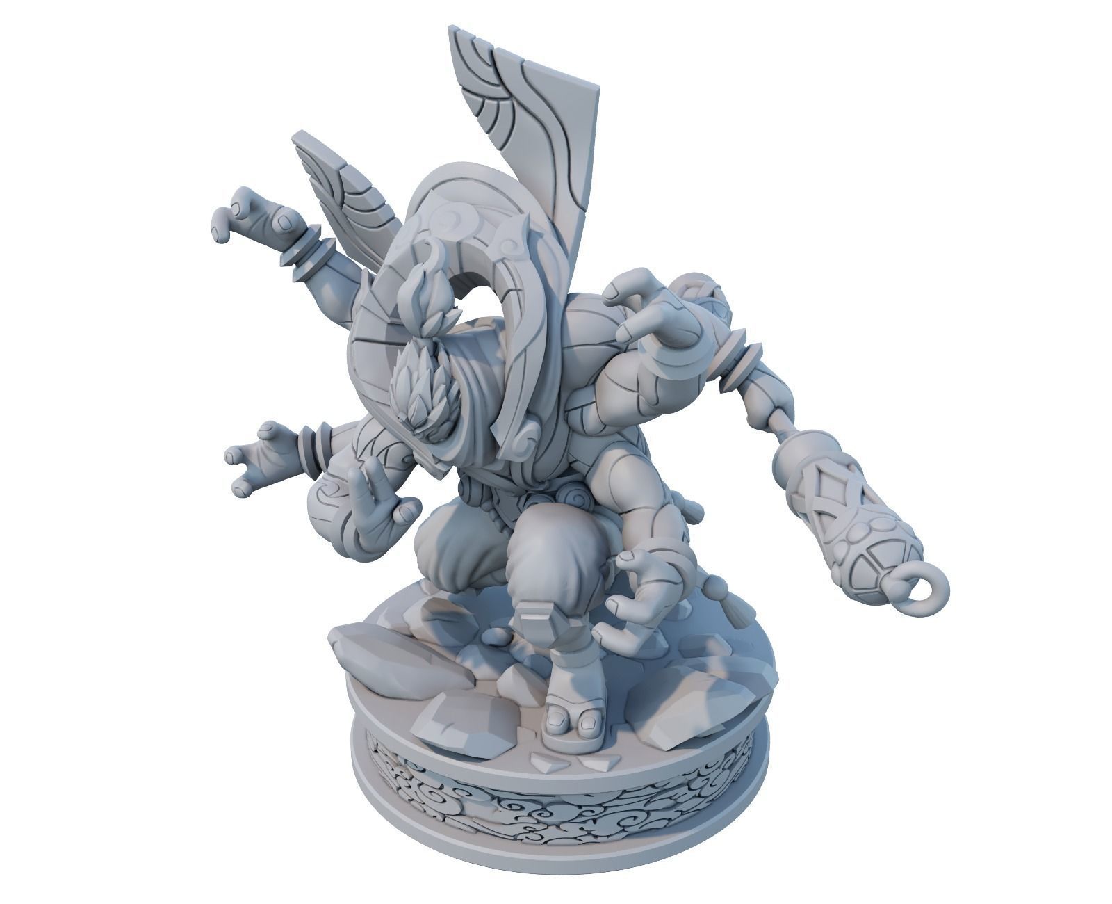 god staff jax league of legends 3d model 3D print model_11