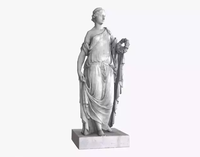 Roman Woman Statue - Granite