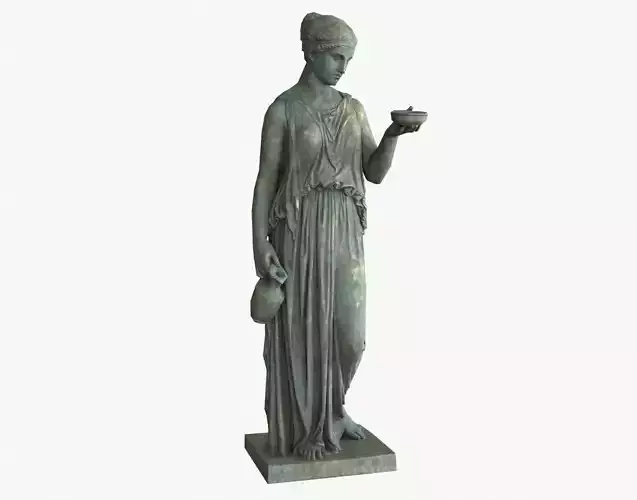 Hebe Statue - Bronze