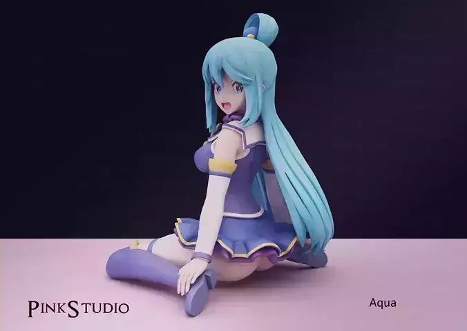 Konosuba - Aqua 3D print model