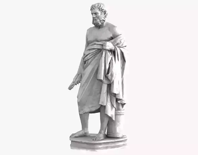Greek Man Statue - Marble