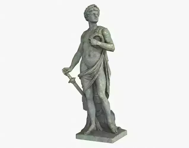 Roman Imperator - Bronze Low-poly 3D model