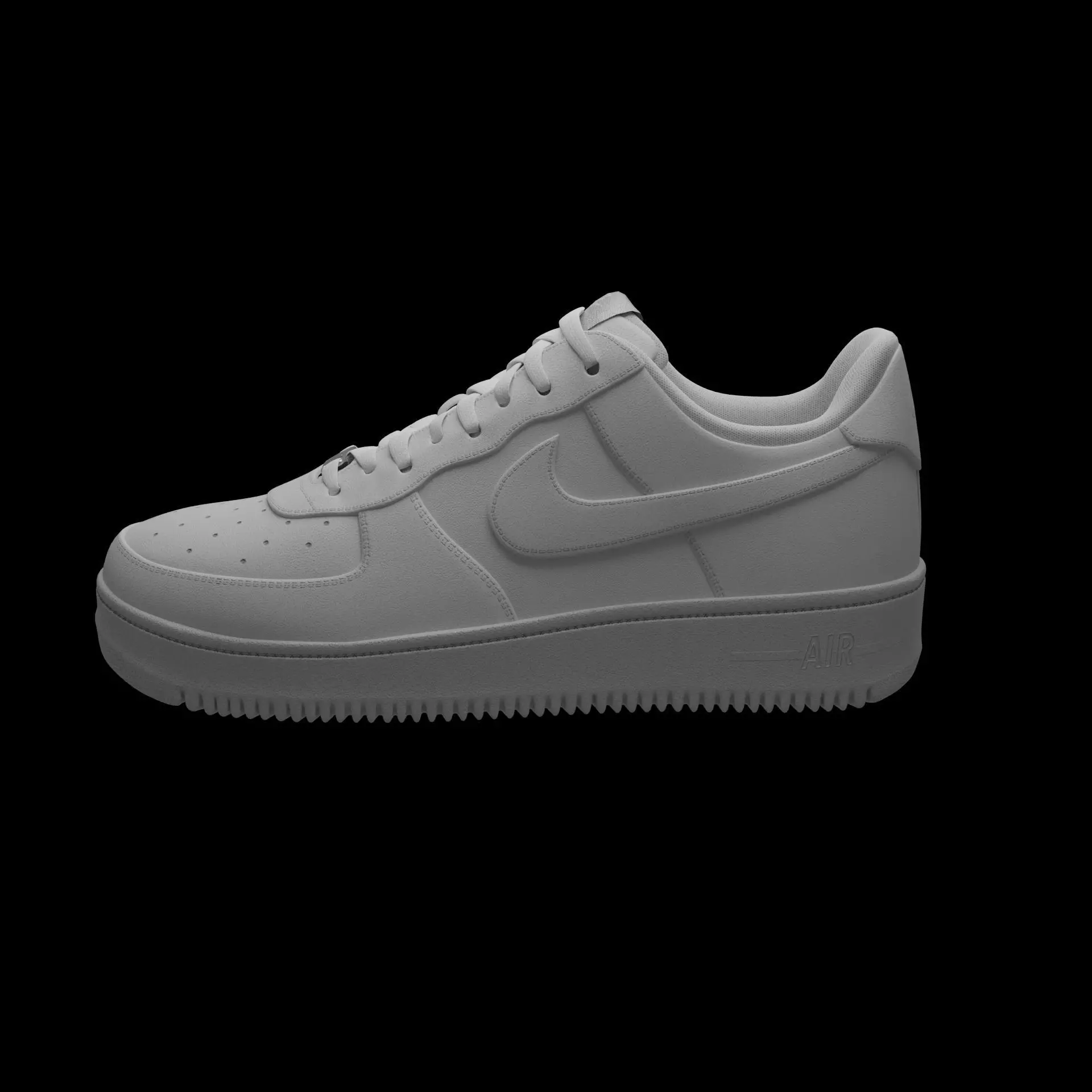 Nike Air Force shoes 3D model