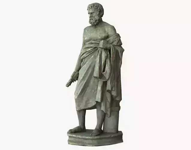 Greek Man Statue - Bronze