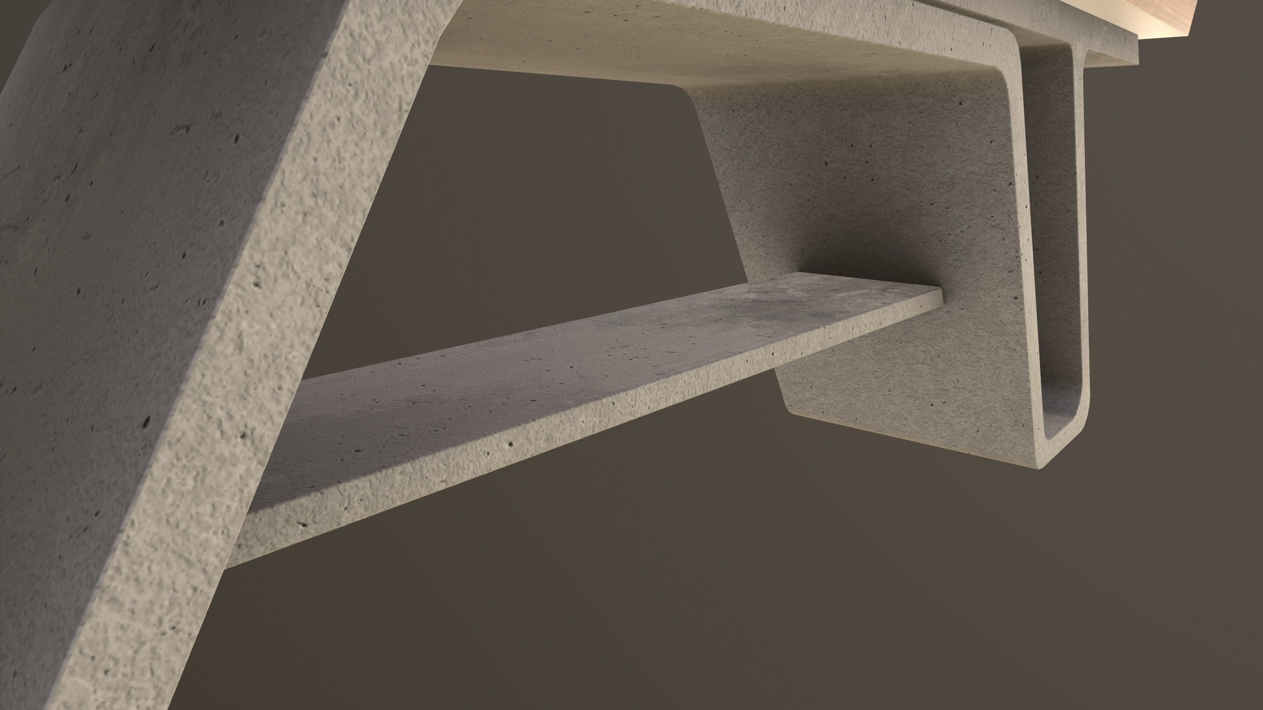 Modern Bench 3D Model VR AR  Low-poly 3D model_11