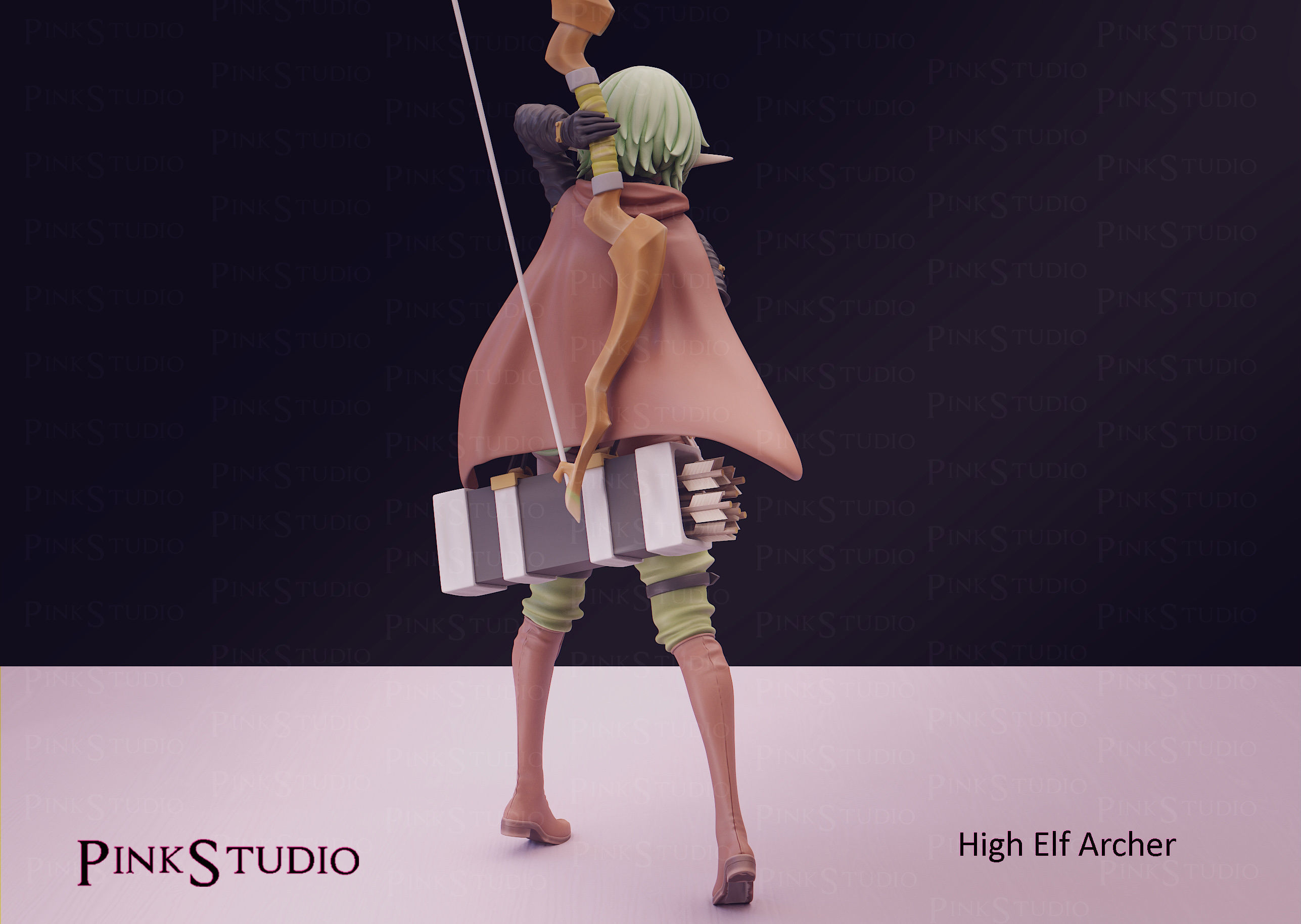 Goblin slayer - High Elf Archer 3D print model_5