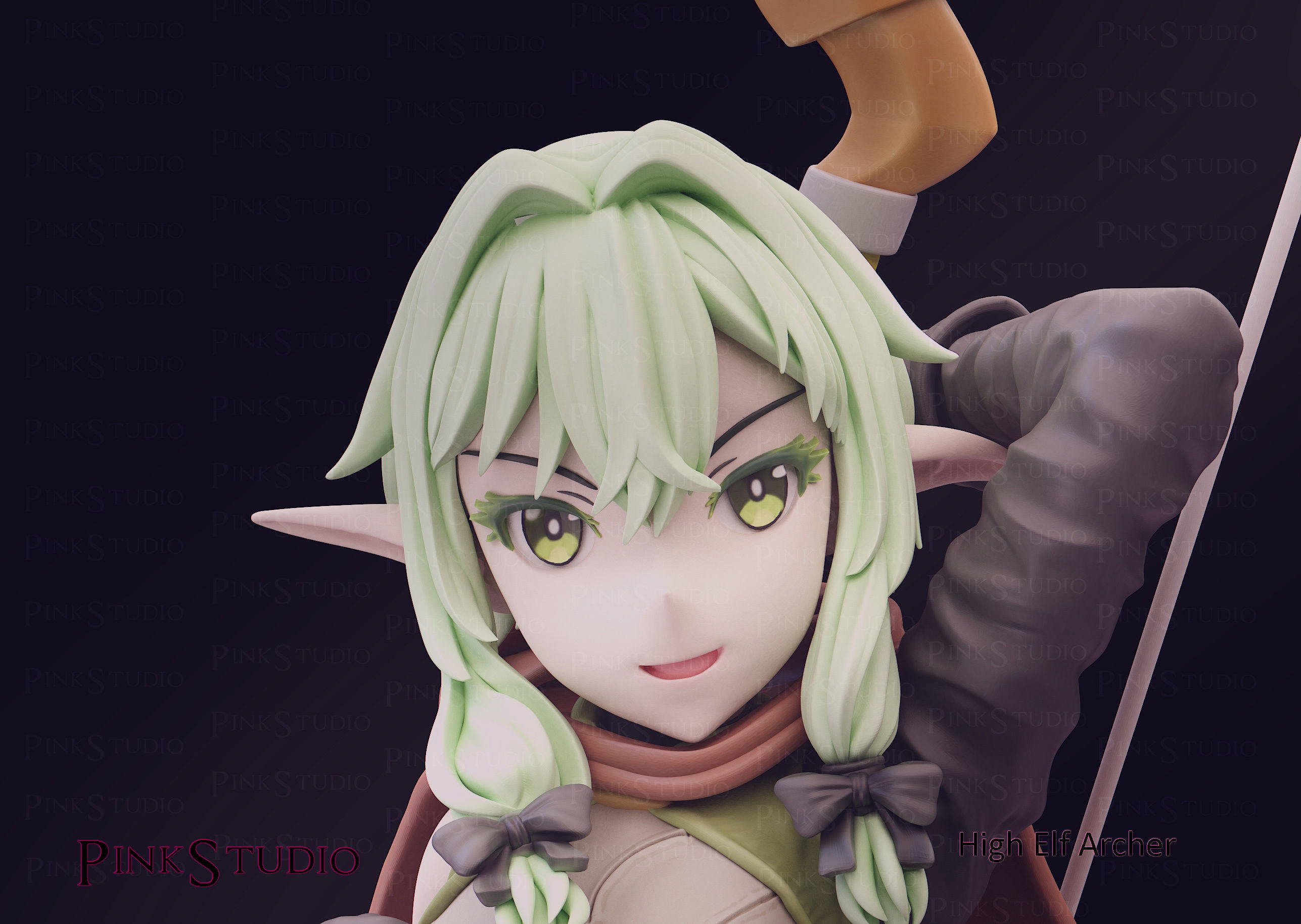 Goblin slayer - High Elf Archer 3D print model_11