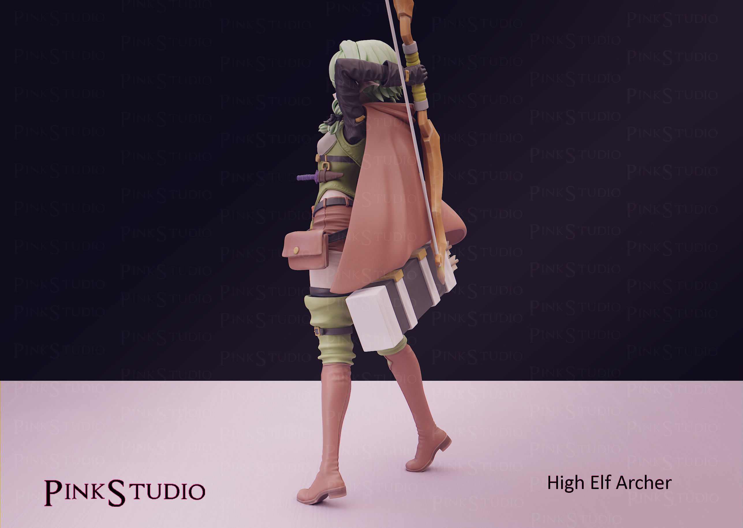 Goblin slayer - High Elf Archer 3D print model_7