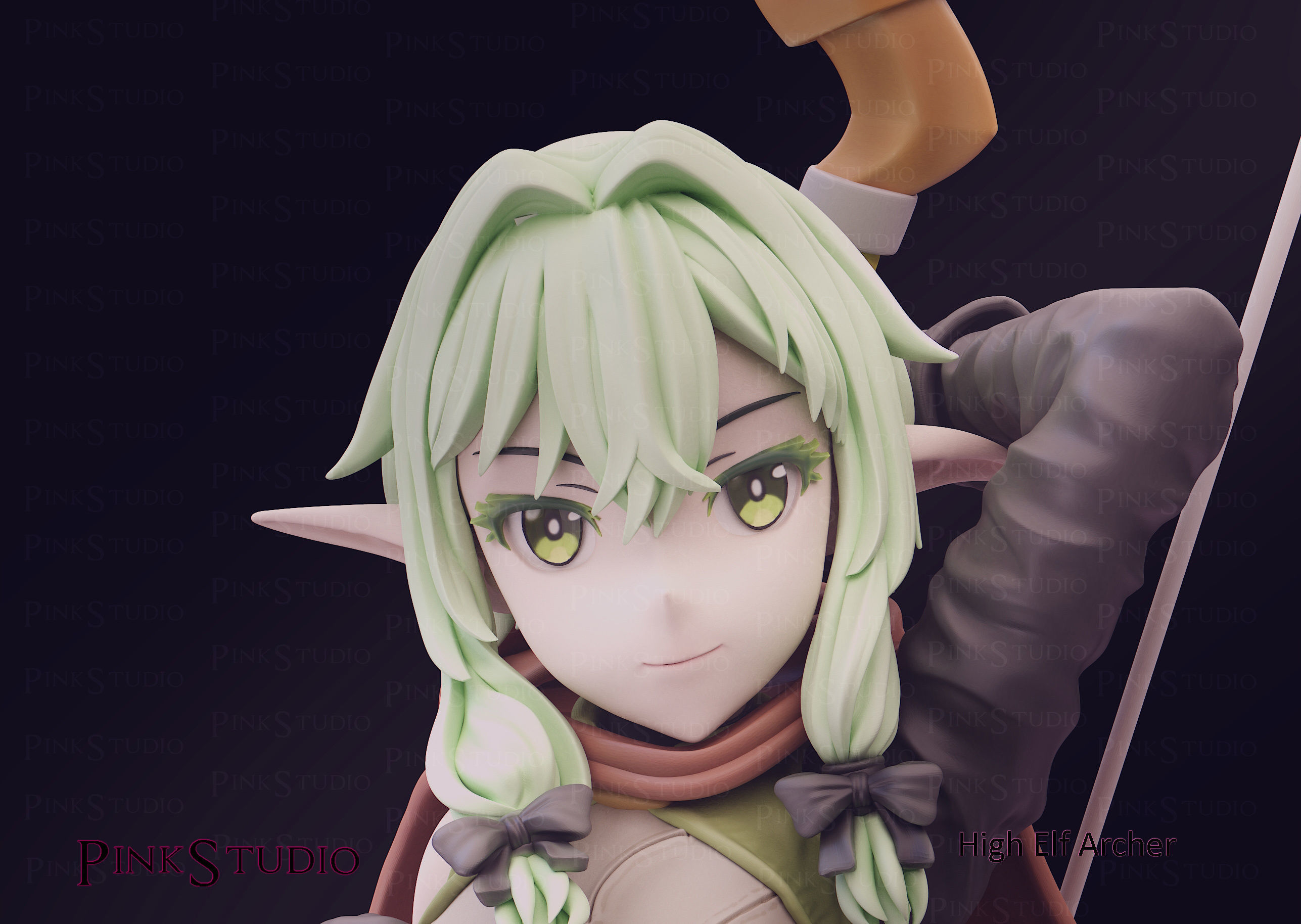 Goblin slayer - High Elf Archer 3D print model_10