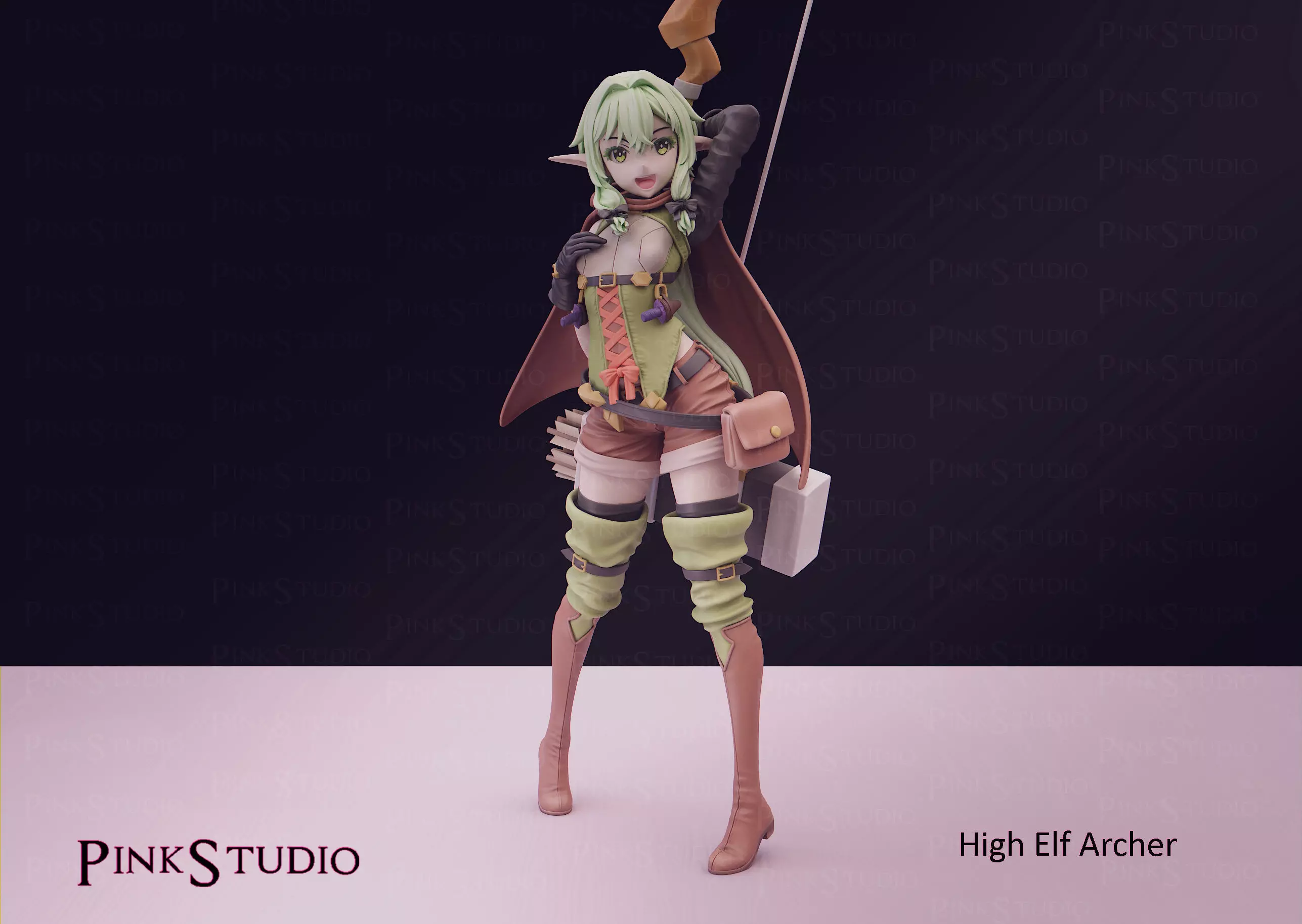 Goblin slayer - High Elf Archer 3D print model_0
