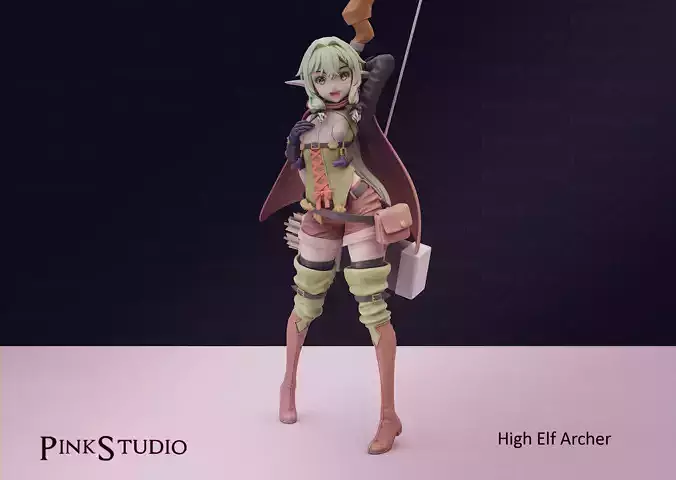 Goblin slayer - High Elf Archer 3D print model