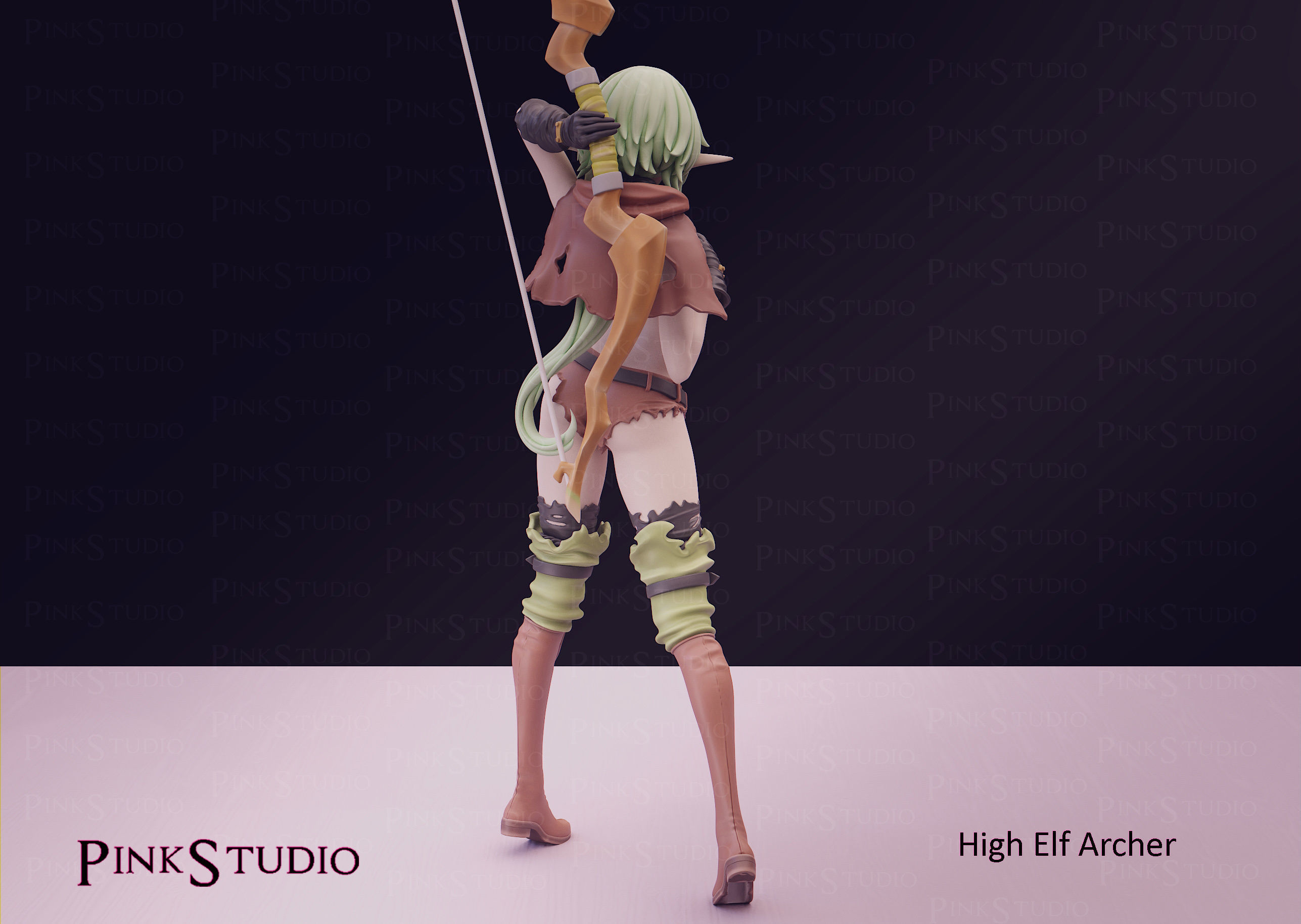Goblin slayer - High Elf Archer 3D print model_6