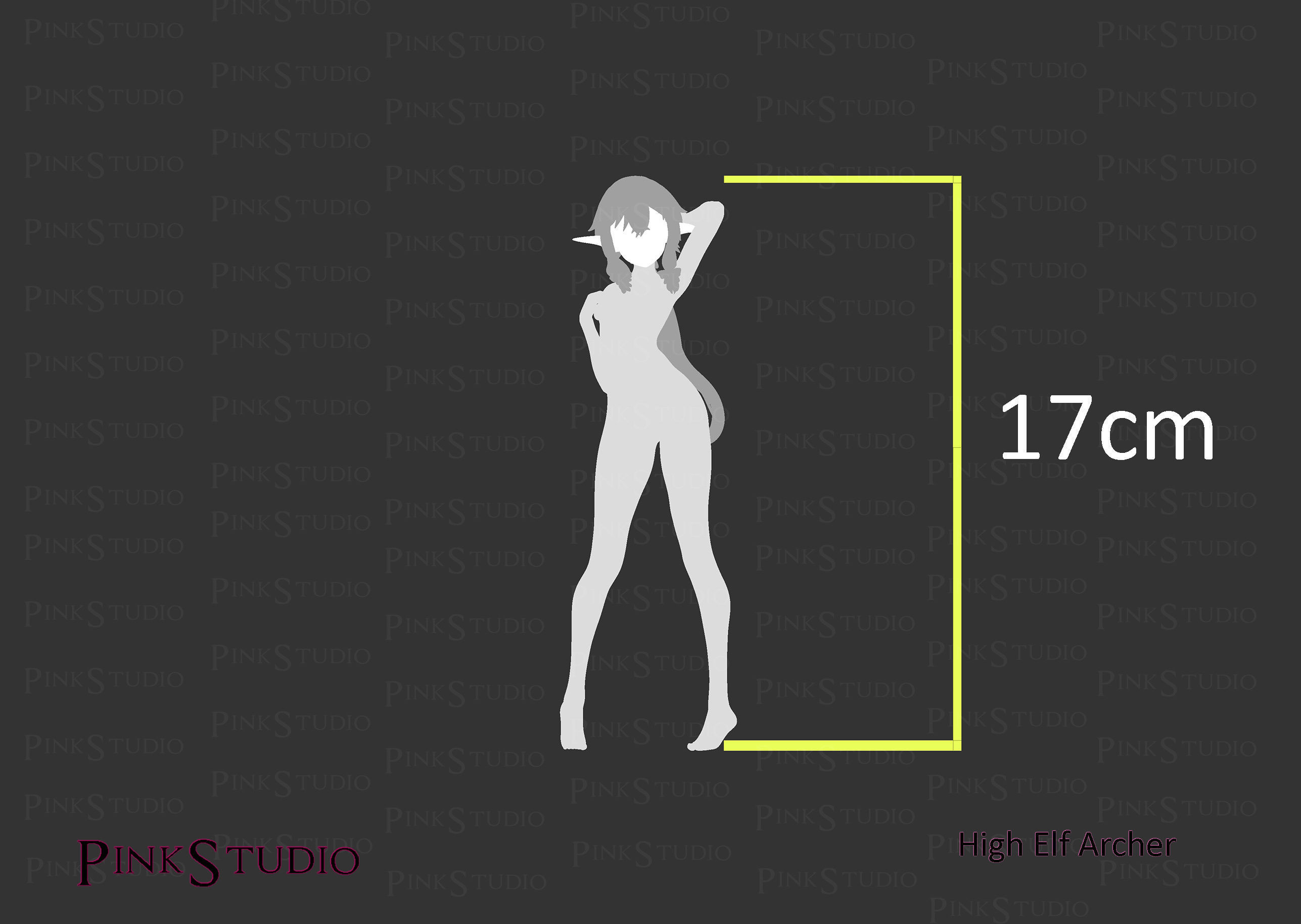 Goblin slayer - High Elf Archer 3D print model_15