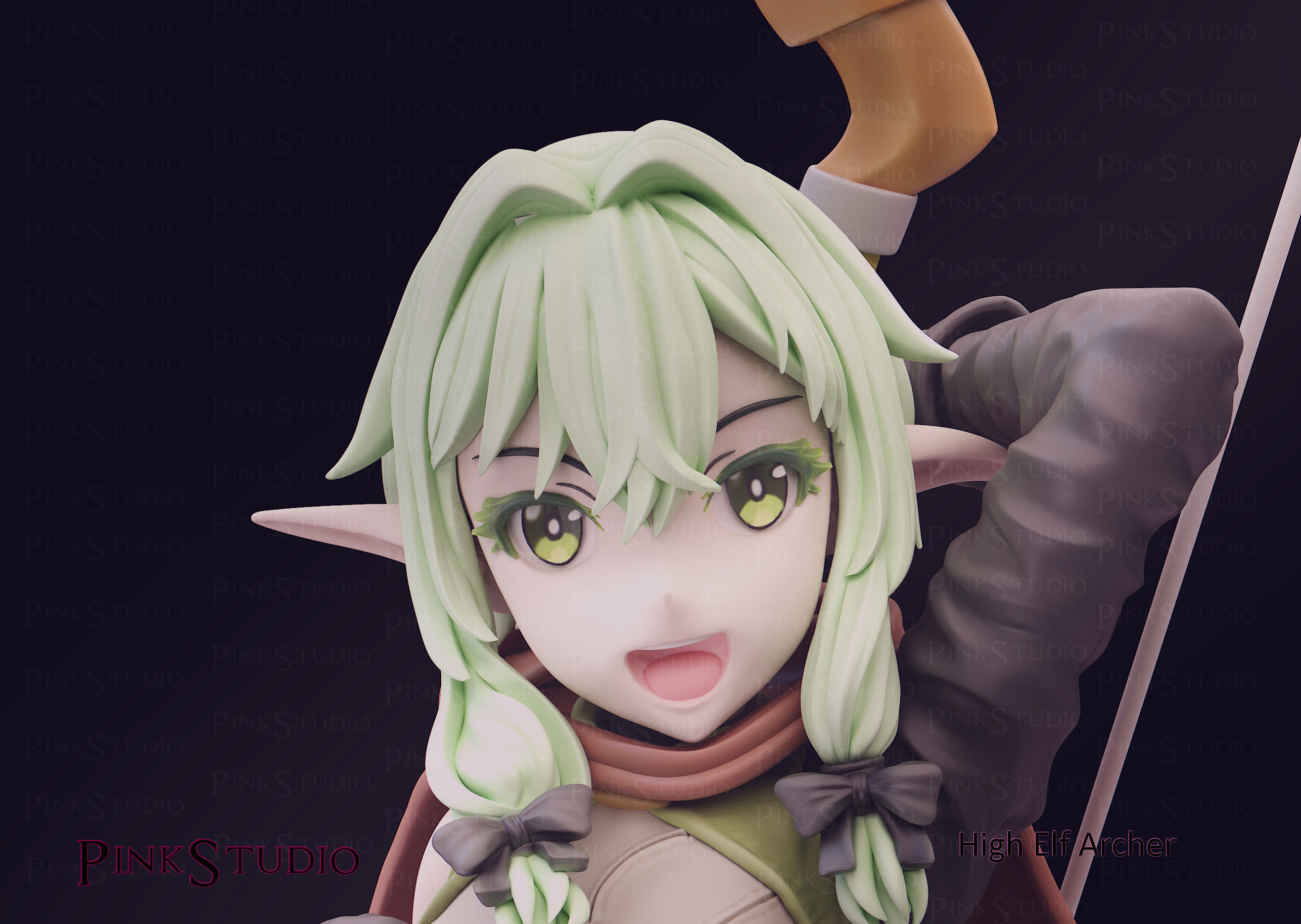 Goblin slayer - High Elf Archer 3D print model_9