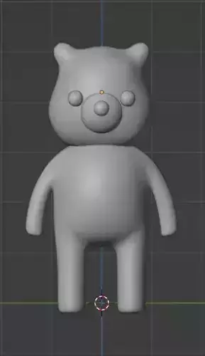 Low poly bear