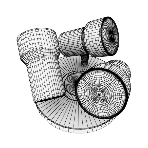 Photoreal Lighting Fixtures 3D model_11