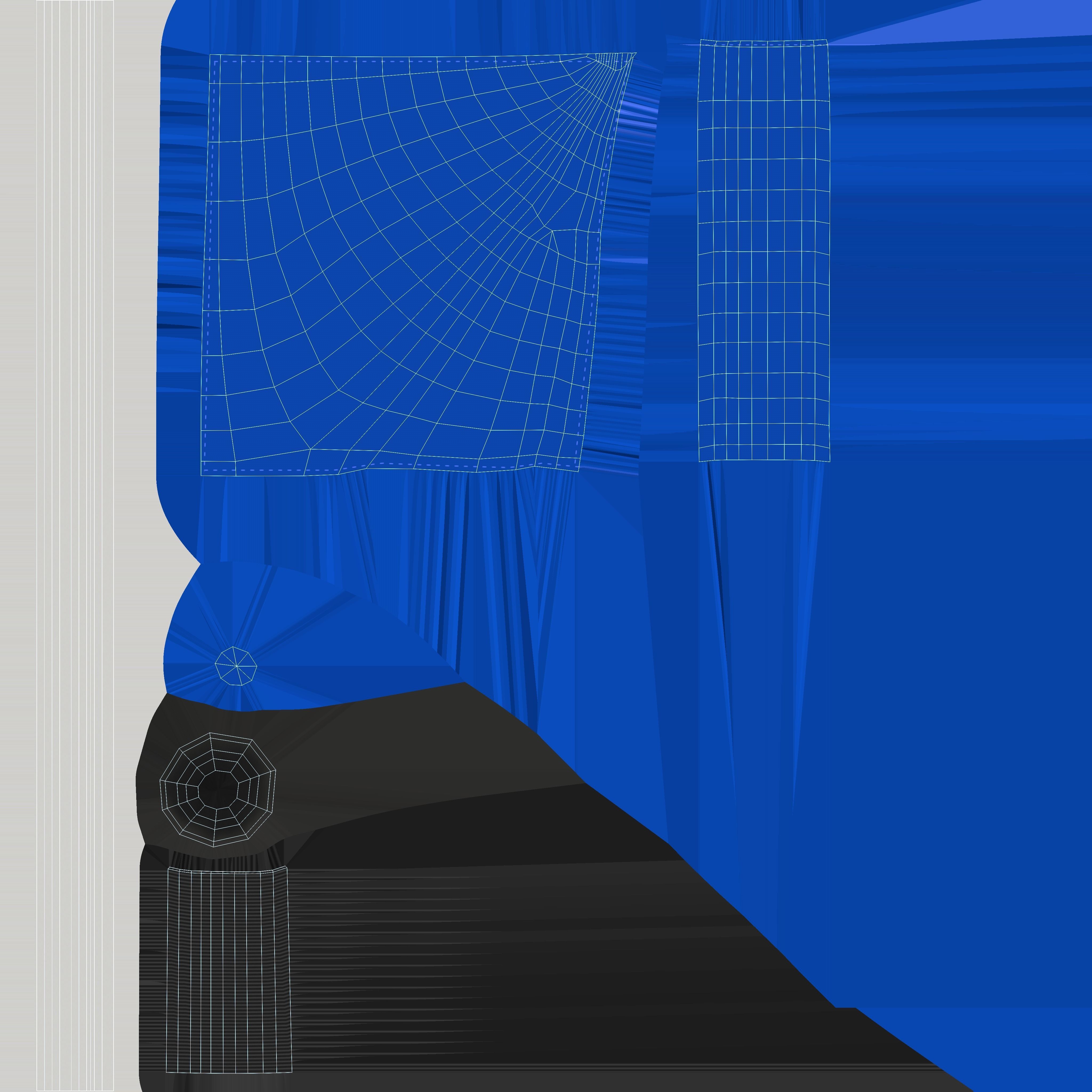 Corner Flag Low-poly 3D model_10