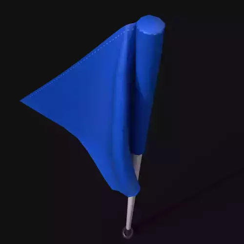 Corner Flag Low-poly 3D model