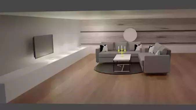 Interior design of a living room
