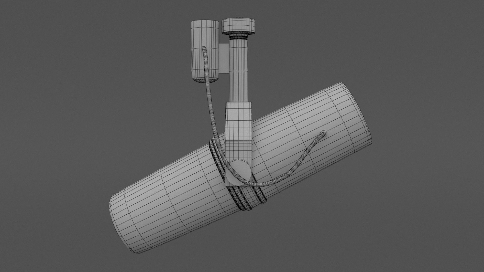 Shure SM7B Microphone 3D model_9