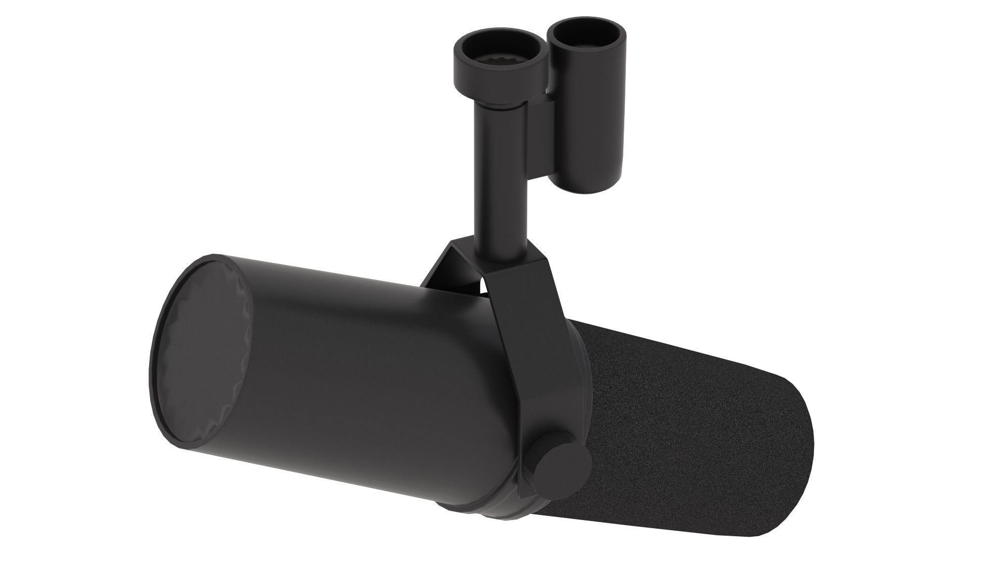 Shure SM7B Microphone 3D model_3