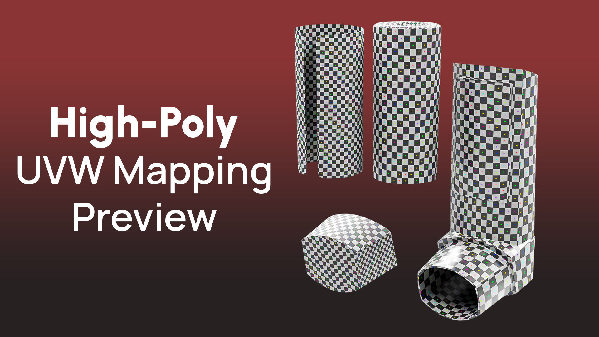 Asthma Inhaler Low-poly 3D model_3