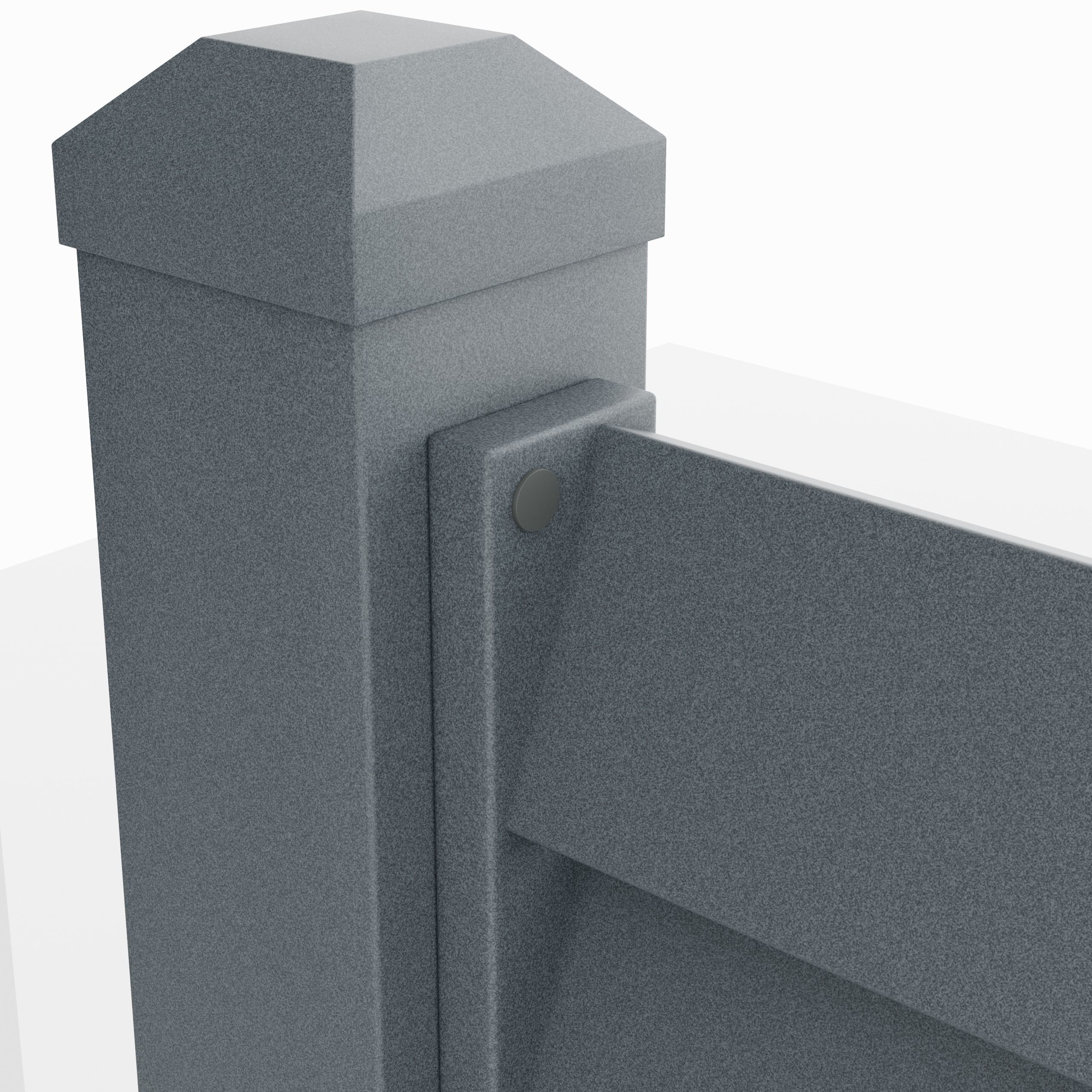 Aluminum Walkway Gate -Model 1- 3D model_6