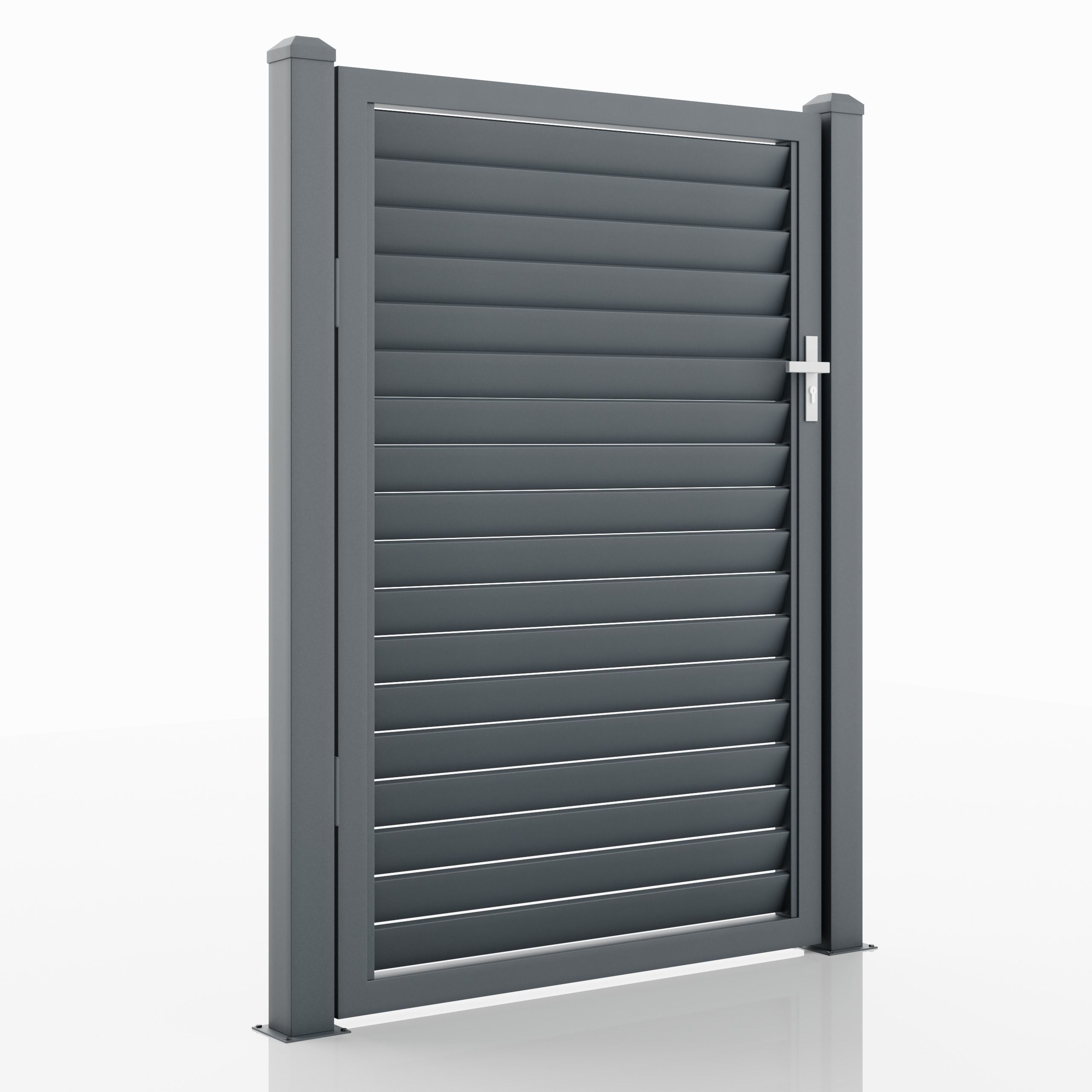 Aluminum Walkway Gate -Model 1- 3D model_4