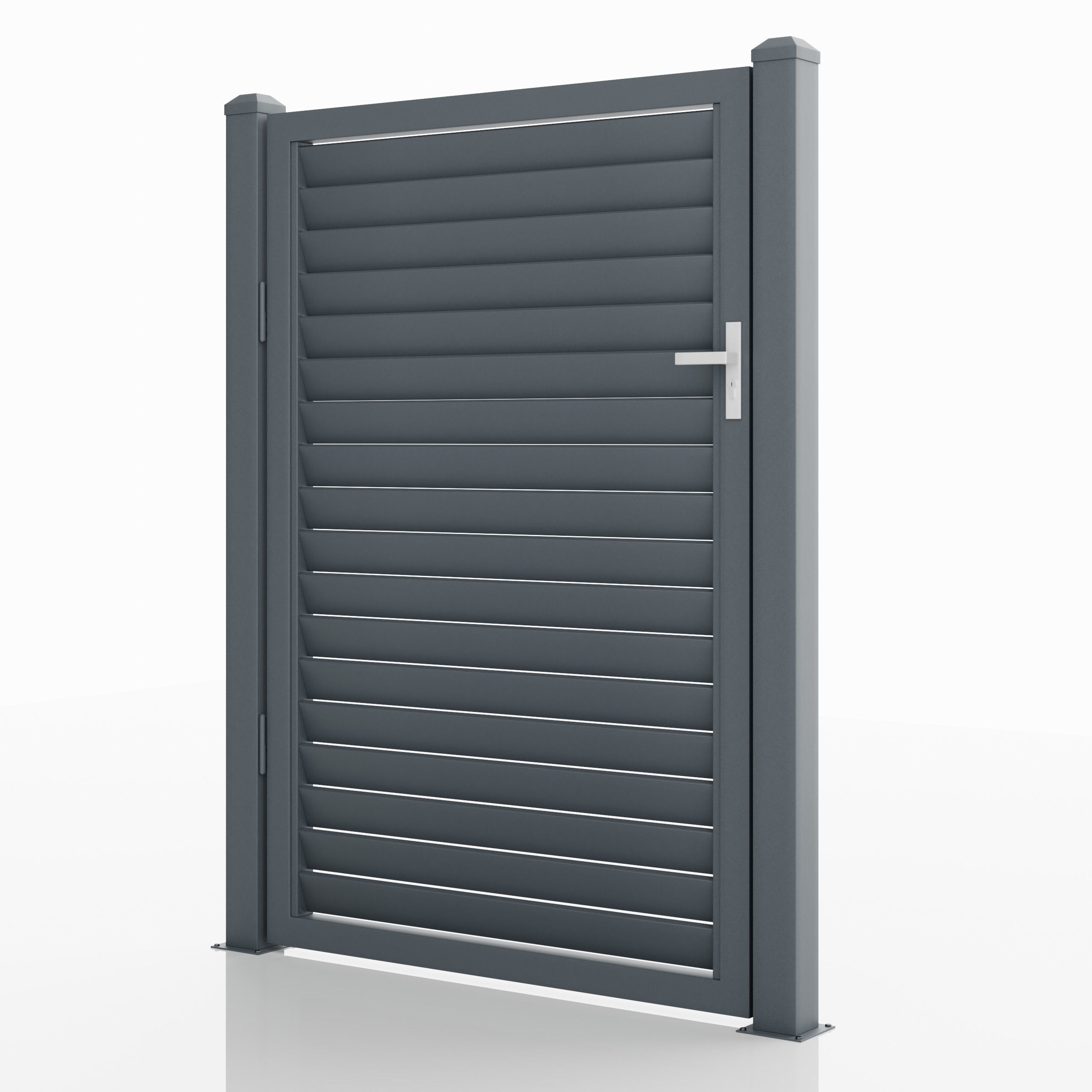 Aluminum Walkway Gate -Model 1- 3D model_3