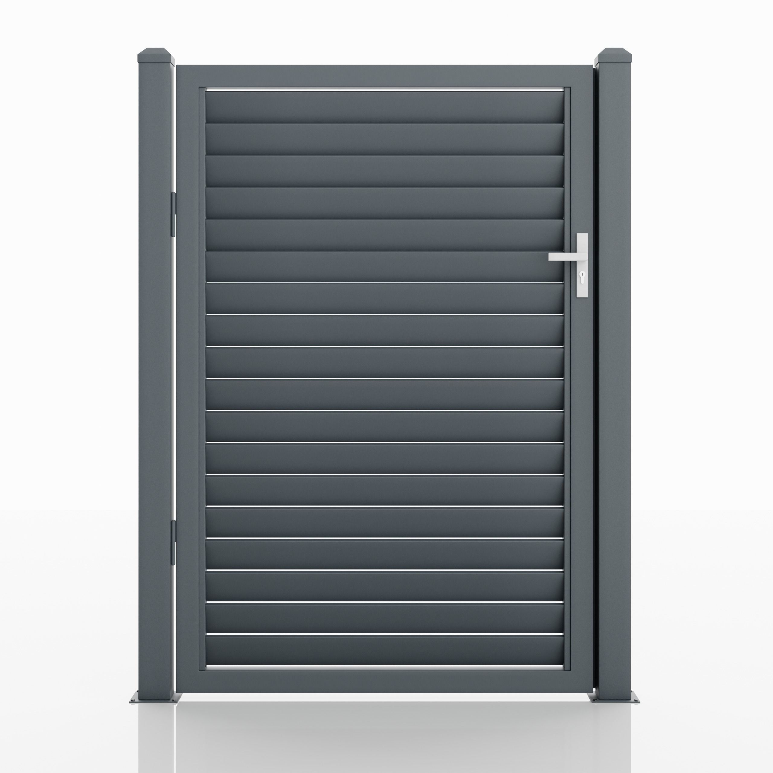 Aluminum Walkway Gate -Model 1- 3D model_5