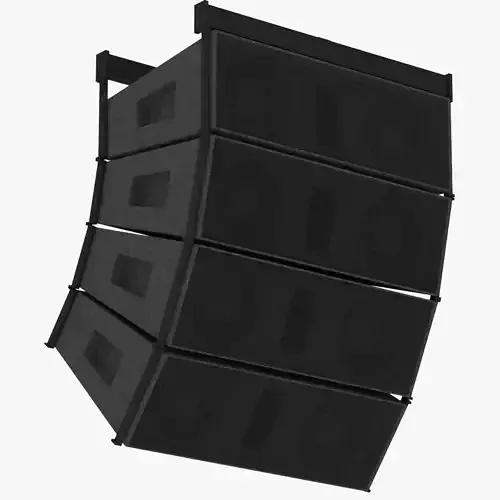 Line Array System Speaker 3D model