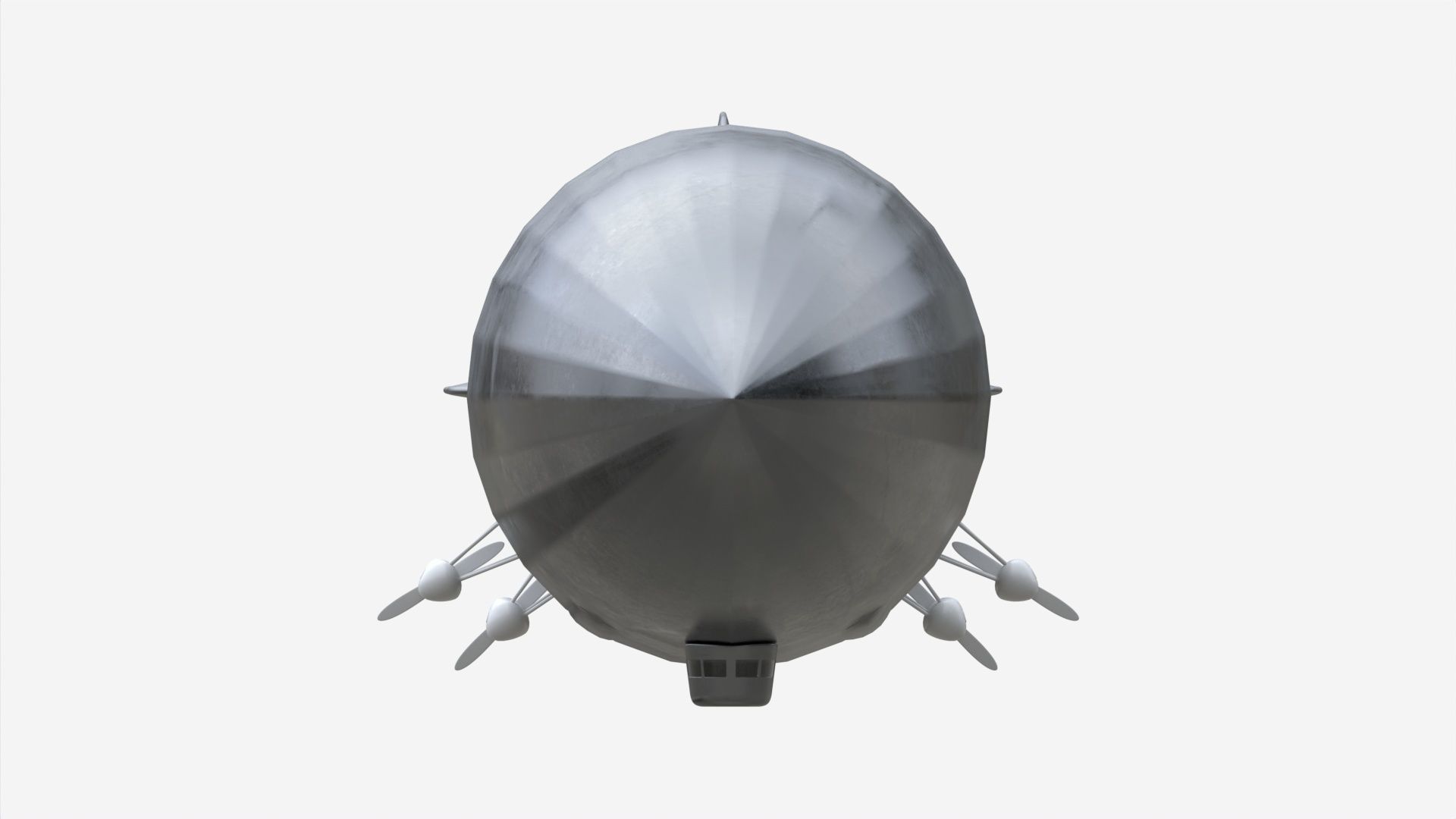 Airship Gindenburg 3D model_6