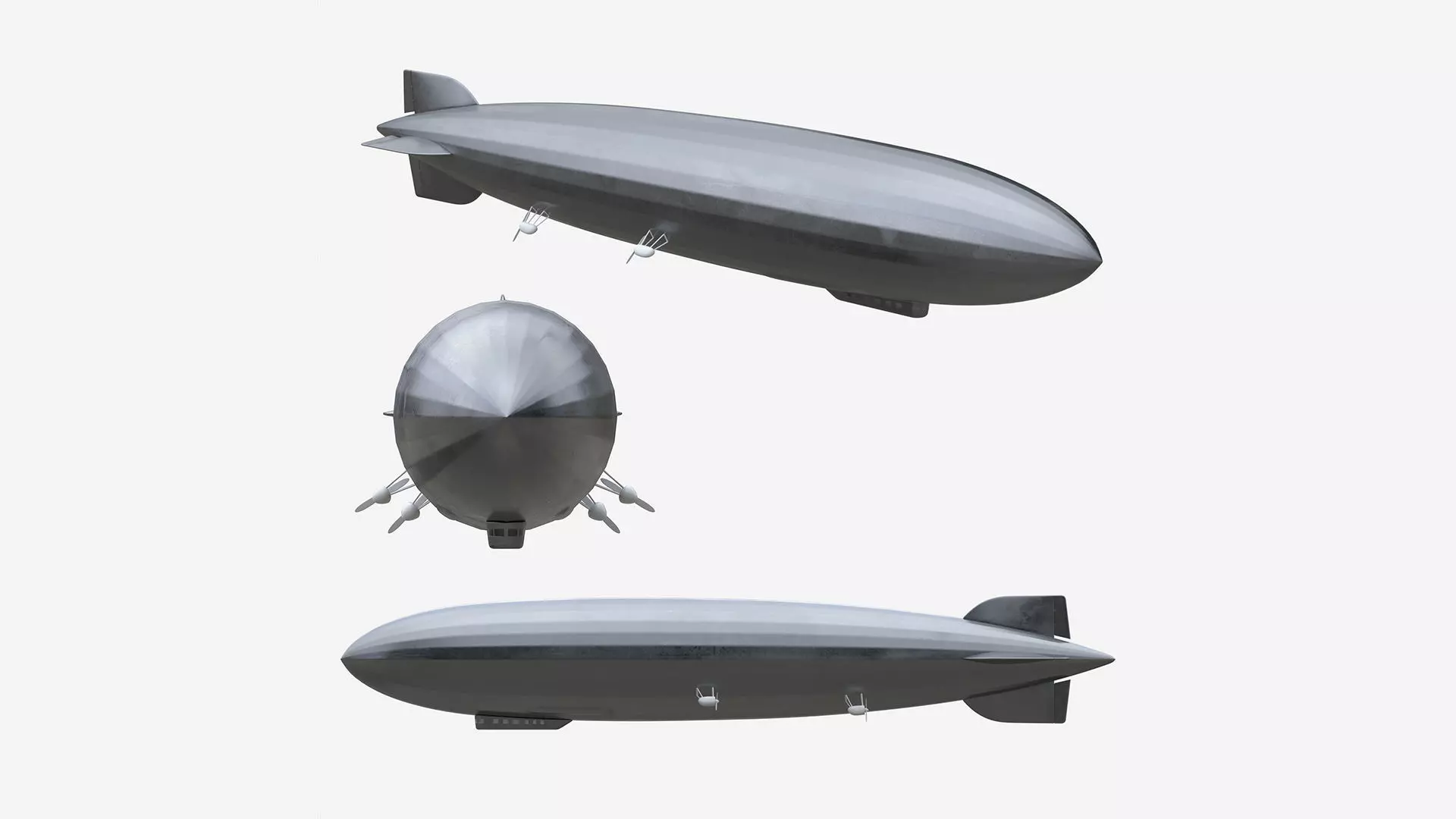 Airship Gindenburg 3D model_0
